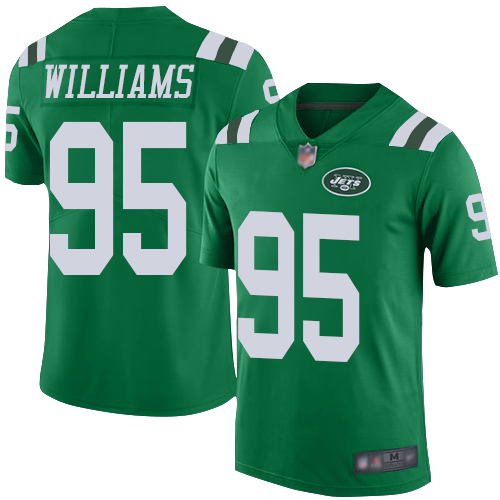 New York Jets Limited Green Men Quinnen Williams Jersey NFL Football #95 Rush Vapor Untouchable